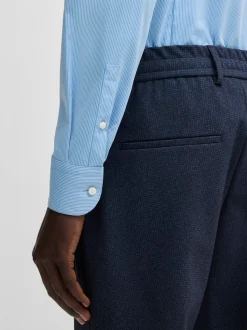 Boss H-Hank Spread Slim Fit Shirt - Blue