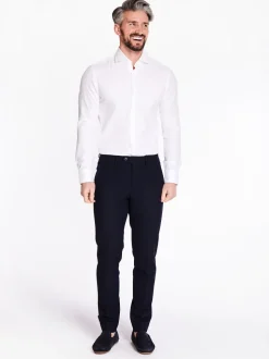 Boss H-Hank Spread Slim Fit Shirt - White