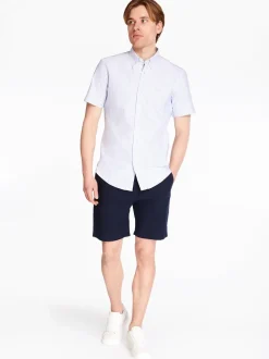 Boss H-Roan Stripe Shirt - Blue