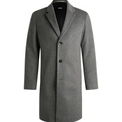 Boss Hyde C244 Wool Coat - Grey