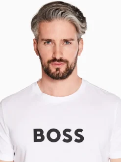 Boss Logo T-Shirt - White