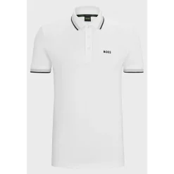 Boss Paddy Regular Fit Polo Shirt - White
