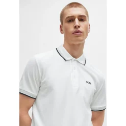 Boss Paddy Regular Fit Polo Shirt - White