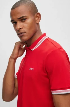 Boss Paddy Regular Fit Polo - Red