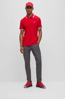 Boss Paddy Regular Fit Polo - Red