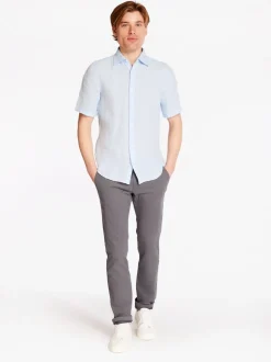 Boss Rash 2 100% Linen Shirt - Blue