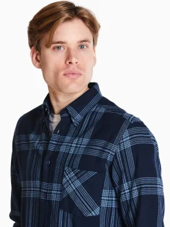 Boss Rickert Check Shirt - Blue