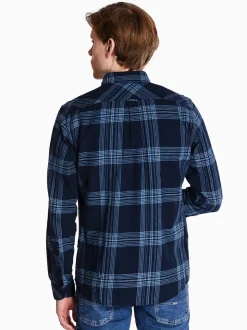 Boss Rickert Check Shirt - Blue