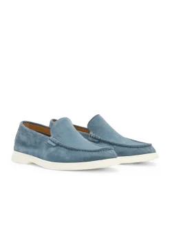 Boss Sienne Suede Loafer - Blue