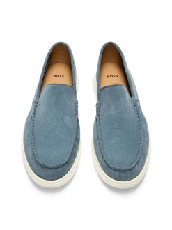 Boss Sienne Suede Loafer - Blue