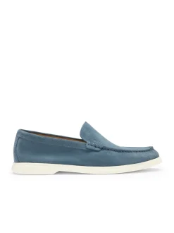 Boss Sienne Suede Loafer - Blue