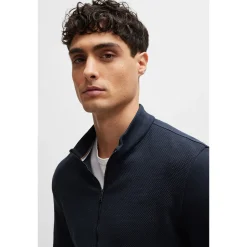 Boss Skiles 43 Full Zip Sweat - Dark Blue