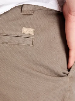 Boss Slim Chino Shorts - Brown
