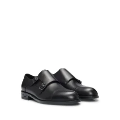 Boss Tayil Monk Strap Shoe - Black