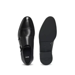 Boss Tayil Monk Strap Shoe - Black