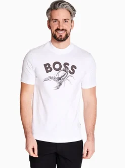 Boss Te Fish T-Shirt - White
