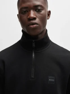 Boss Zetrust Quarter Zip - Black