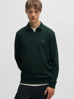 Boss Zetrust Quarter Zip - Green