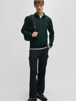 Boss Zetrust Quarter Zip - Green