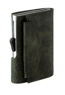 C Secure Wallet With Coin Pocket - Black