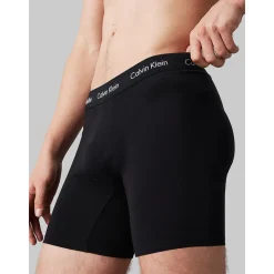 Calvin Klein 3 Pack Boxer Trunks - Black