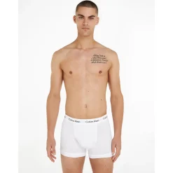 Calvin Klein 3 Pack Trunks - White