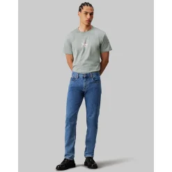 Calvin Klein Jeans Grid Box T-Shirt - Grey