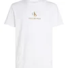 Calvin Klein Jeans Shadow Logo T-Shirt - White