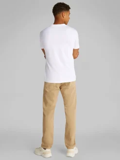 Calvin Klein Jeans Shadow Logo T-Shirt - White