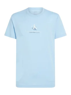 Calvin Klein Jeans Shadow Logo T-Shirt - Blue
