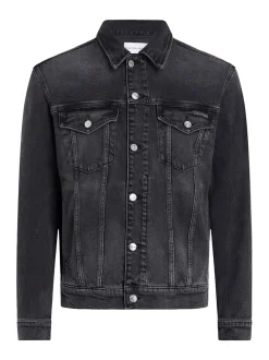 Calvin Klein Jeans Slim Denim Jacket - Black
