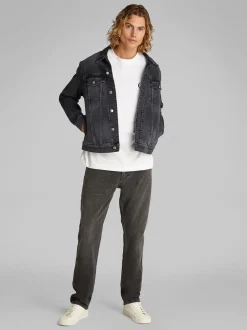 Calvin Klein Jeans Slim Denim Jacket - Black