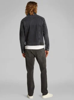 Calvin Klein Jeans Slim Denim Jacket - Black