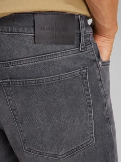 Calvin Klein Jeans Slim Denim Shorts - Grey