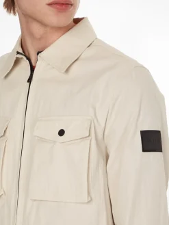Calvin Klein Light Shirt Jacket - Beige