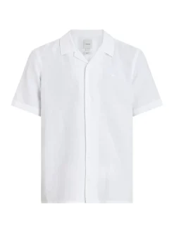 Calvin Klein Linen Cotton Shirt - White