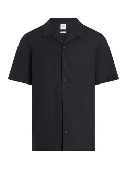 Calvin Klein Linen Cotton Shirt - Black