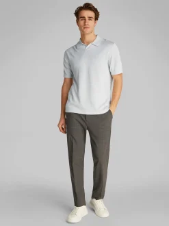 Calvin Klein Linen Open Collar Knit - Grey