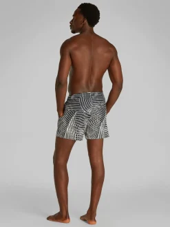 Calvin Klein Medium Drawstring Swim Trunk - Black