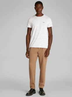 Calvin Klein Stretch Stripe T-Shirt - White