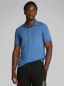 Calvin Klein Thermo Tech Pique Polo - Blue