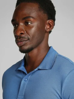 Calvin Klein Thermo Tech Pique Polo - Blue