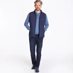 Club 1879 Leinster Cotton Cashmere Polo Knit - Blue