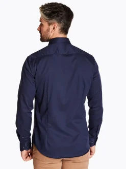 Club 1879 Leinster Cotton Twill Shirt - Navy