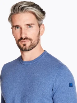 Club 1879 Leinster Crew Neck Knit - Blue