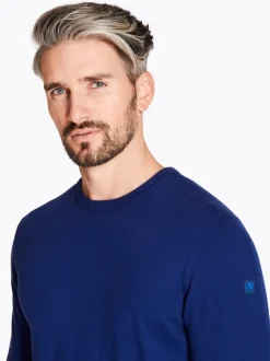 Club 1879 Leinster Crew Neck Knit - Blue