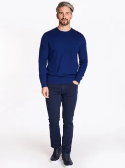 Club 1879 Leinster Crew Neck Knit - Blue