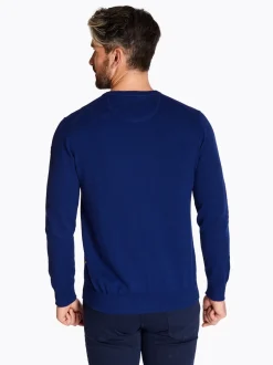 Club 1879 Leinster Crew Neck Knit - Blue