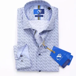 Club 1879 Leinster Geo Print Shirt - Blue