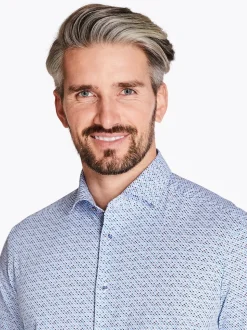 Club 1879 Leinster Geo Print Shirt - Blue